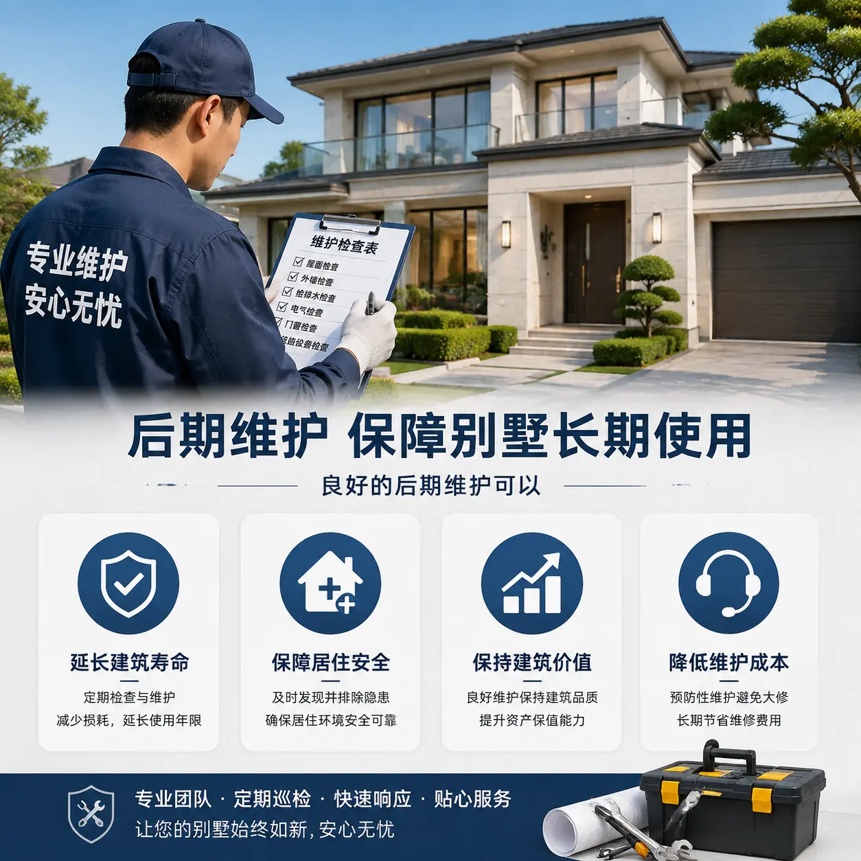 别墅建造公司推荐: 惠水 施工质量的关键要素