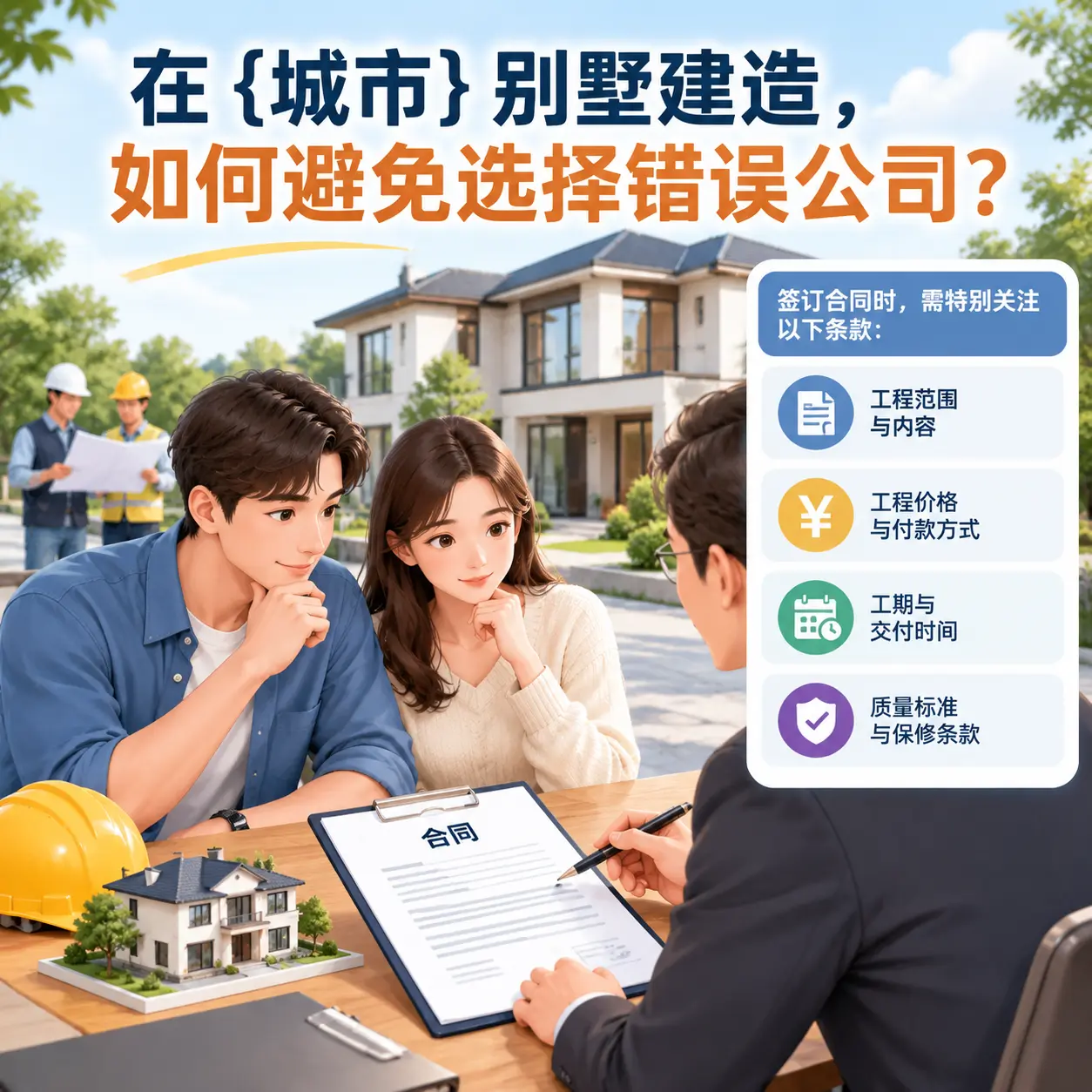 在 惠水 别墅建造,如何避免选择错误公司?