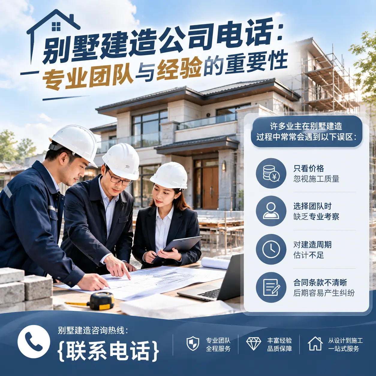 惠水别墅建造公司电话：专业团队与经验的重要性