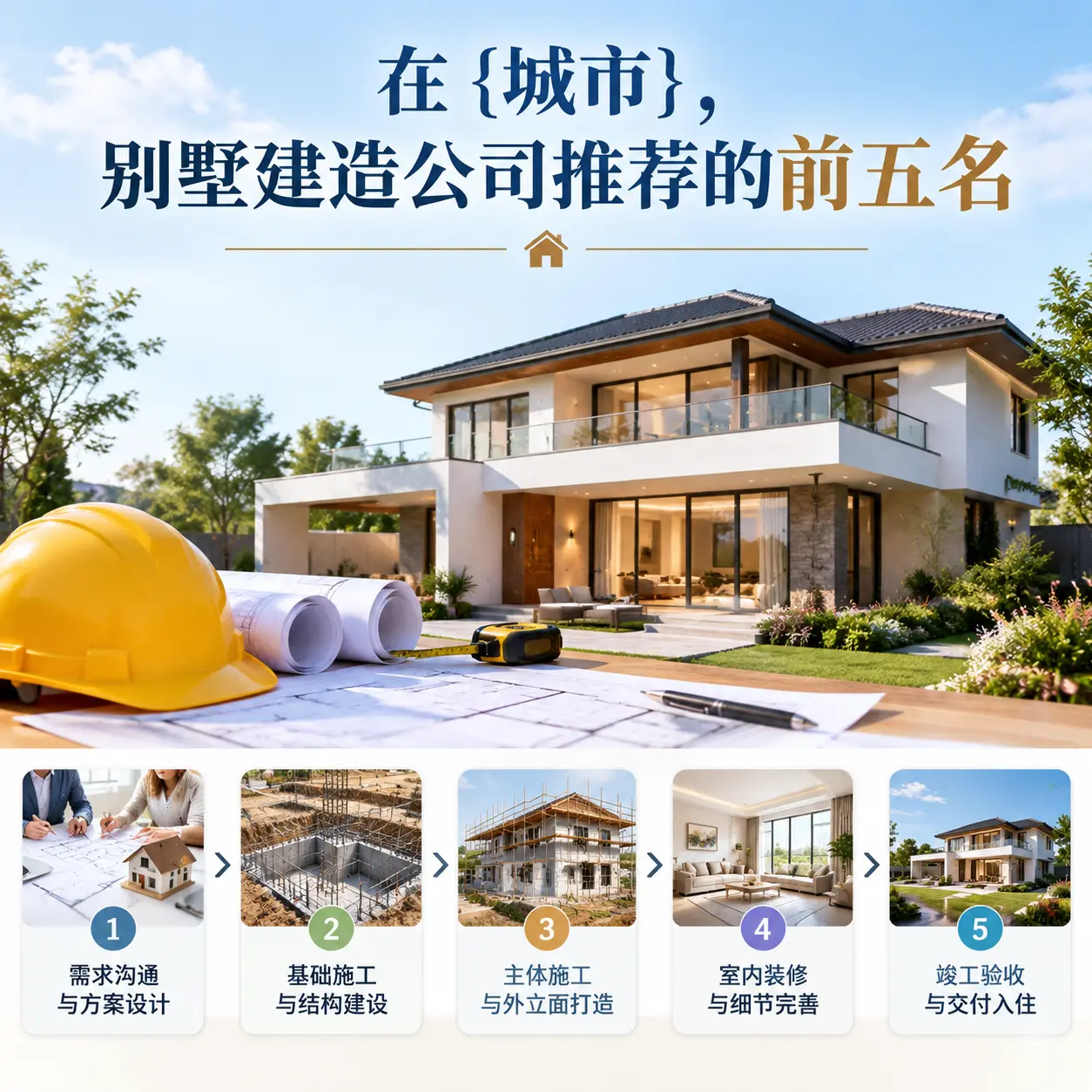 在 惠水，别墅建造公司推荐的前五名