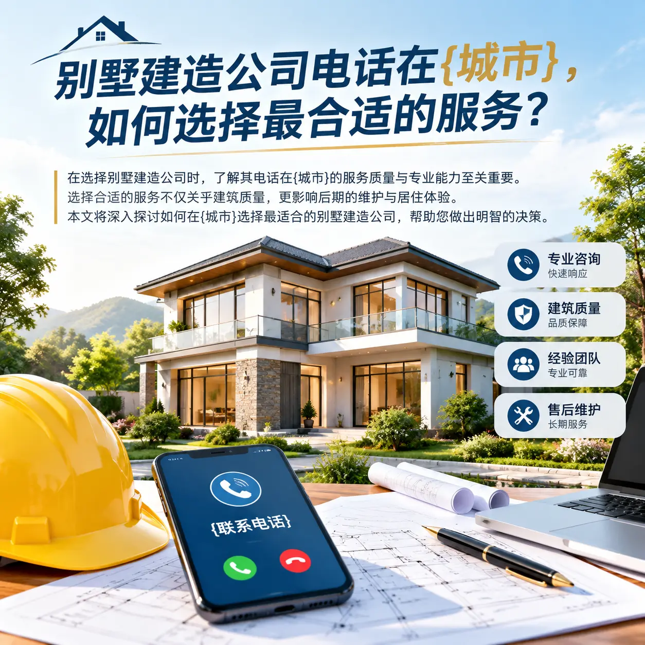别墅建造公司电话在惠水,如何选择最合适的服务?