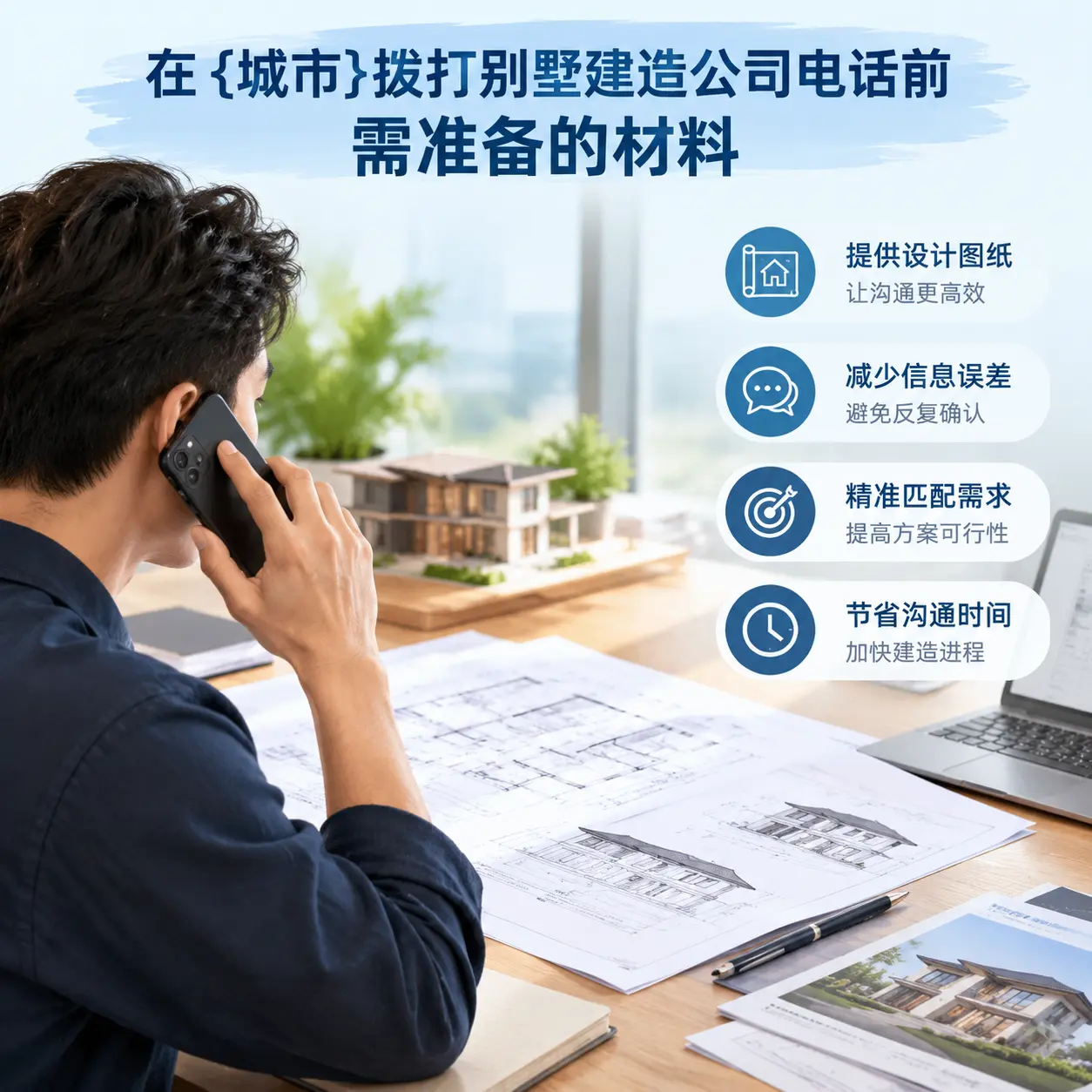 在惠水拨打别墅建造公司电话前需准备的材料