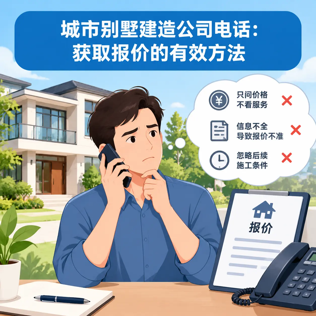 惠水别墅建造公司电话：获取报价的有效方法