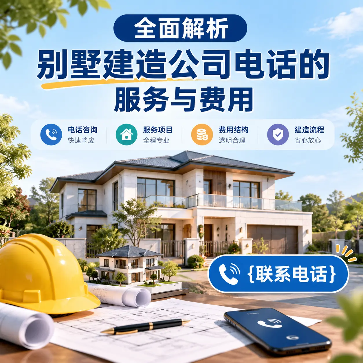 全面解析惠水别墅建造公司电话的服务与费用